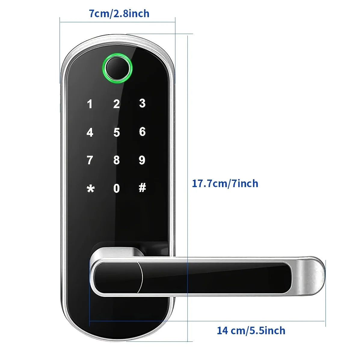 Smart Fingerprint Door Lock App Remote Control Keyless