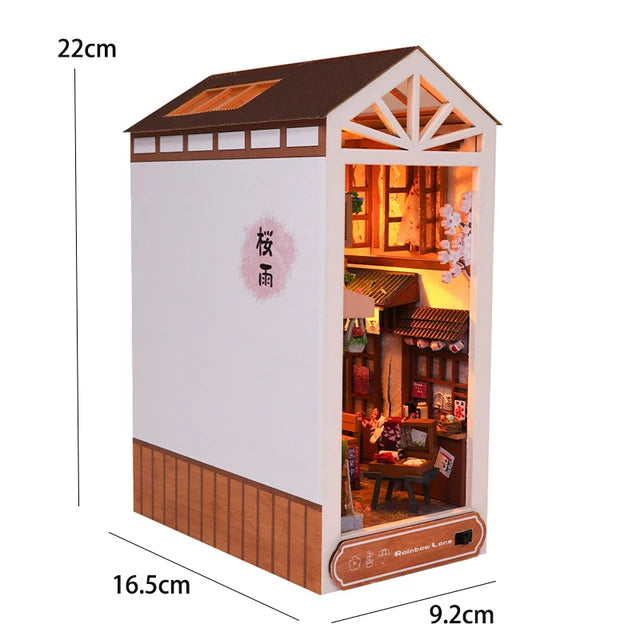 DIY Book Nook Insert Kits Wooden Doll House Building