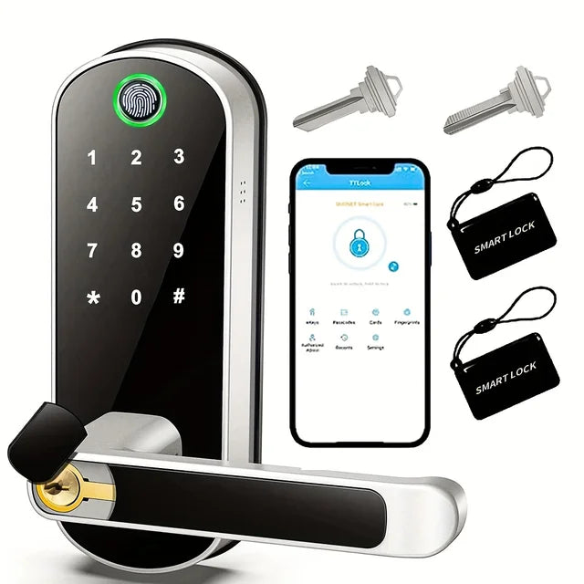 Smart Fingerprint Door Lock App Remote Control Keyless