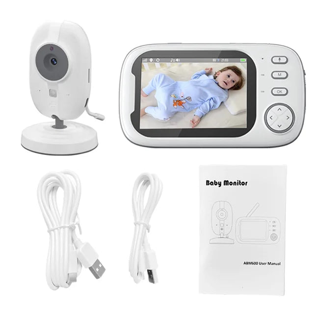 New 3.5 inch Wireless Video Baby Monitor Night