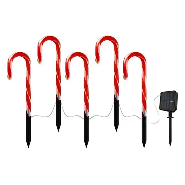 Christmas Santa Lawn Lights, Waterproof Decorative Lamps for Yard & Pathway