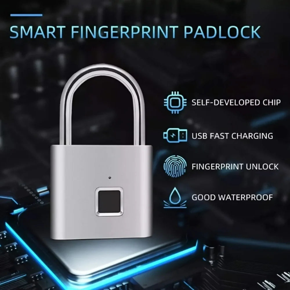 Keyless Smart USB Charging Fingerprint