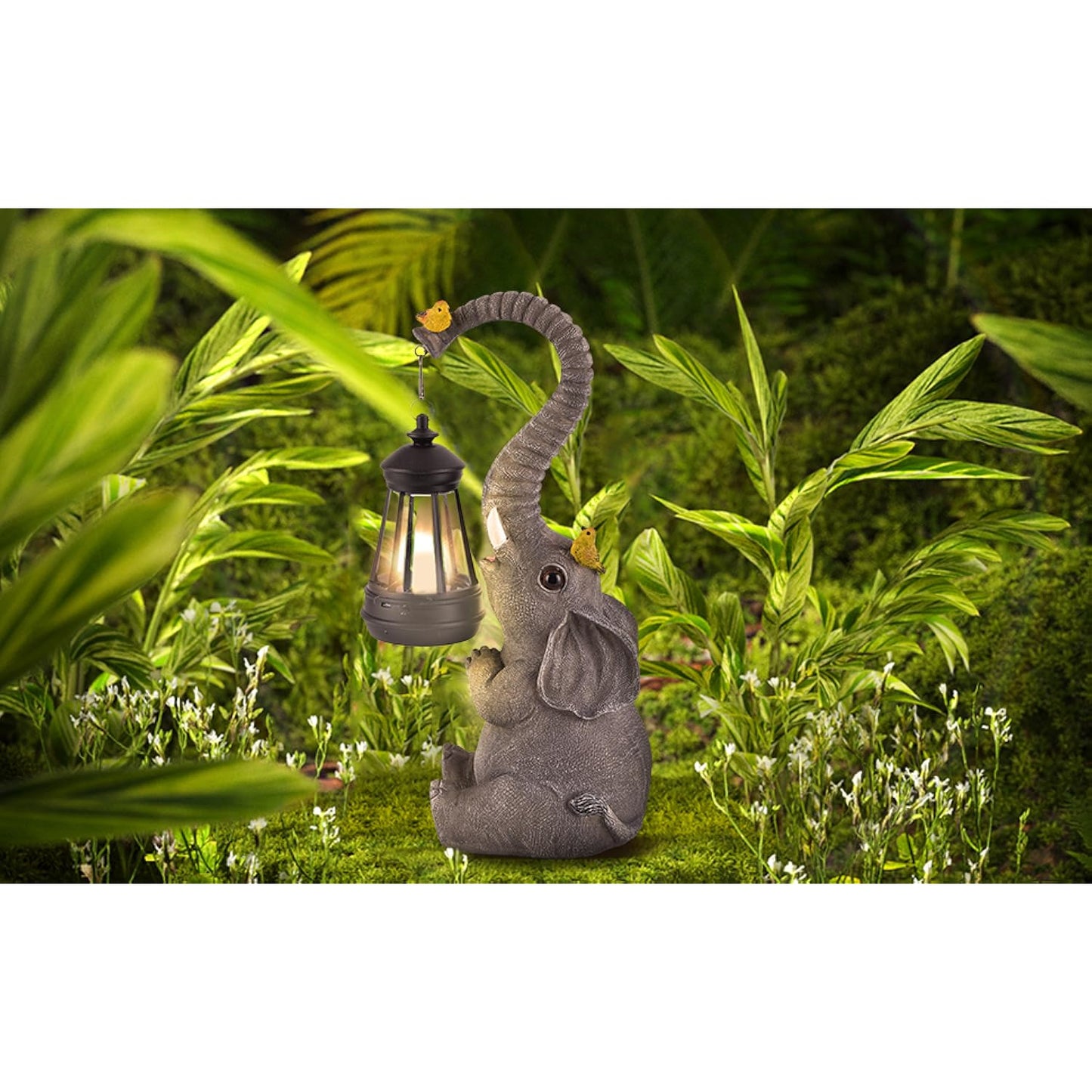 Solar Outdoor Garden Statues Lights