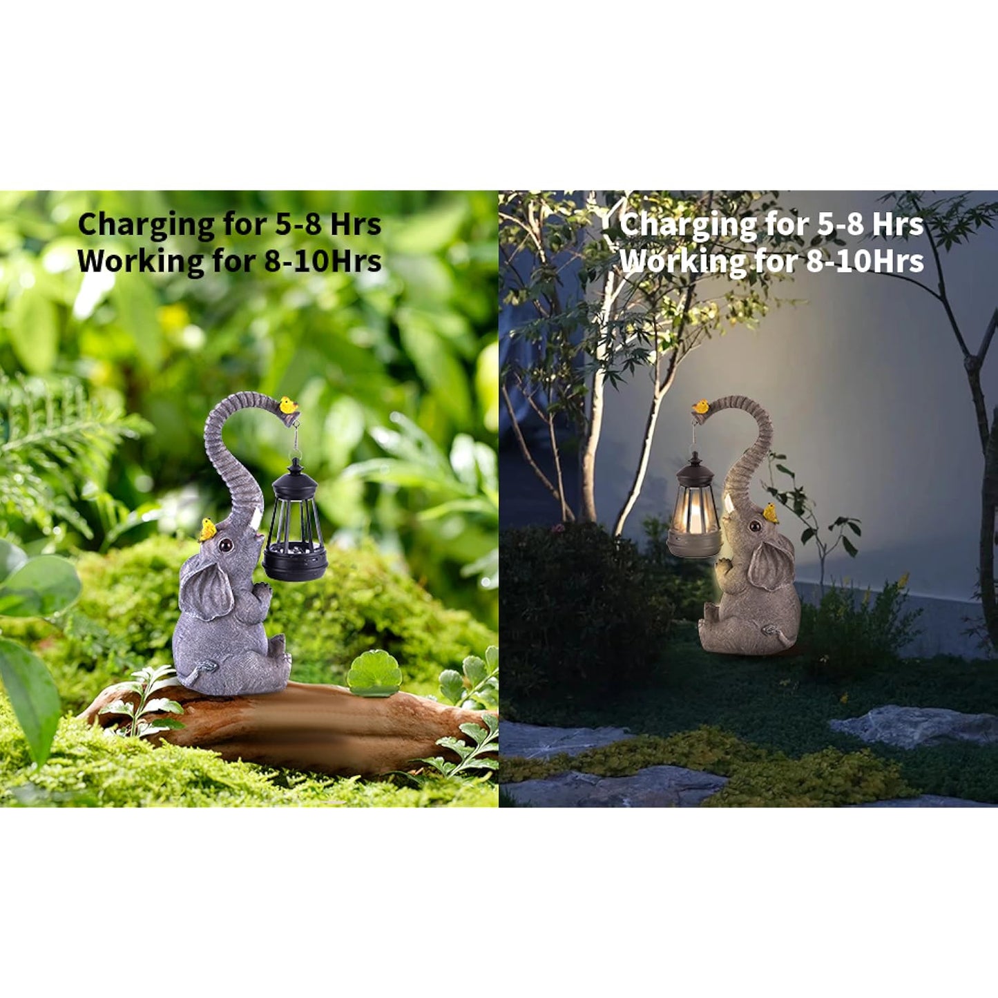 Solar Outdoor Garden Statues Lights